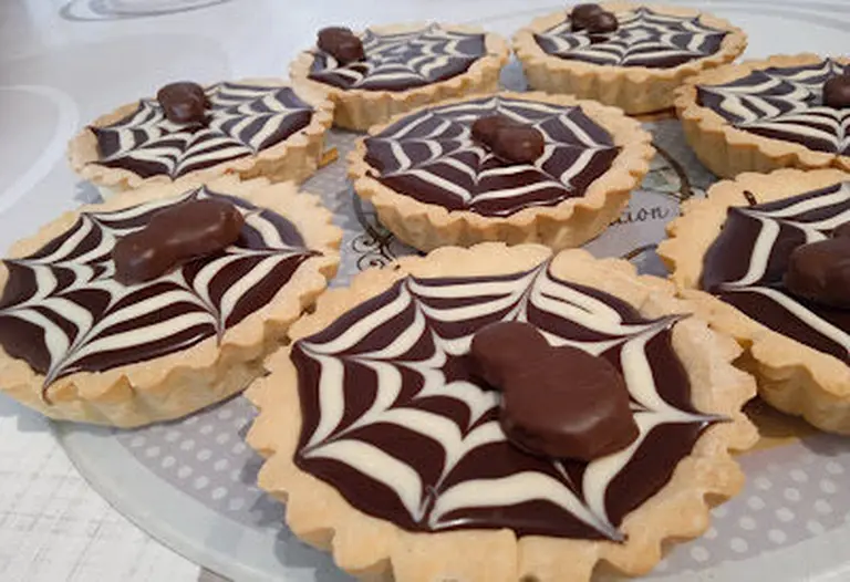 Tartelettes toiles d'araignées