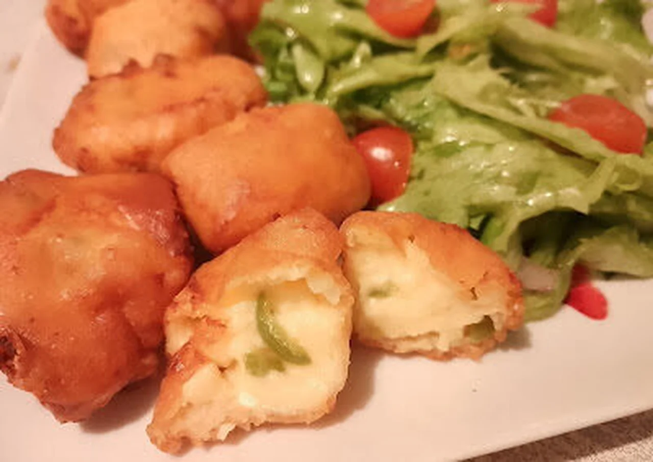 Petits beignets au fromage pimentés