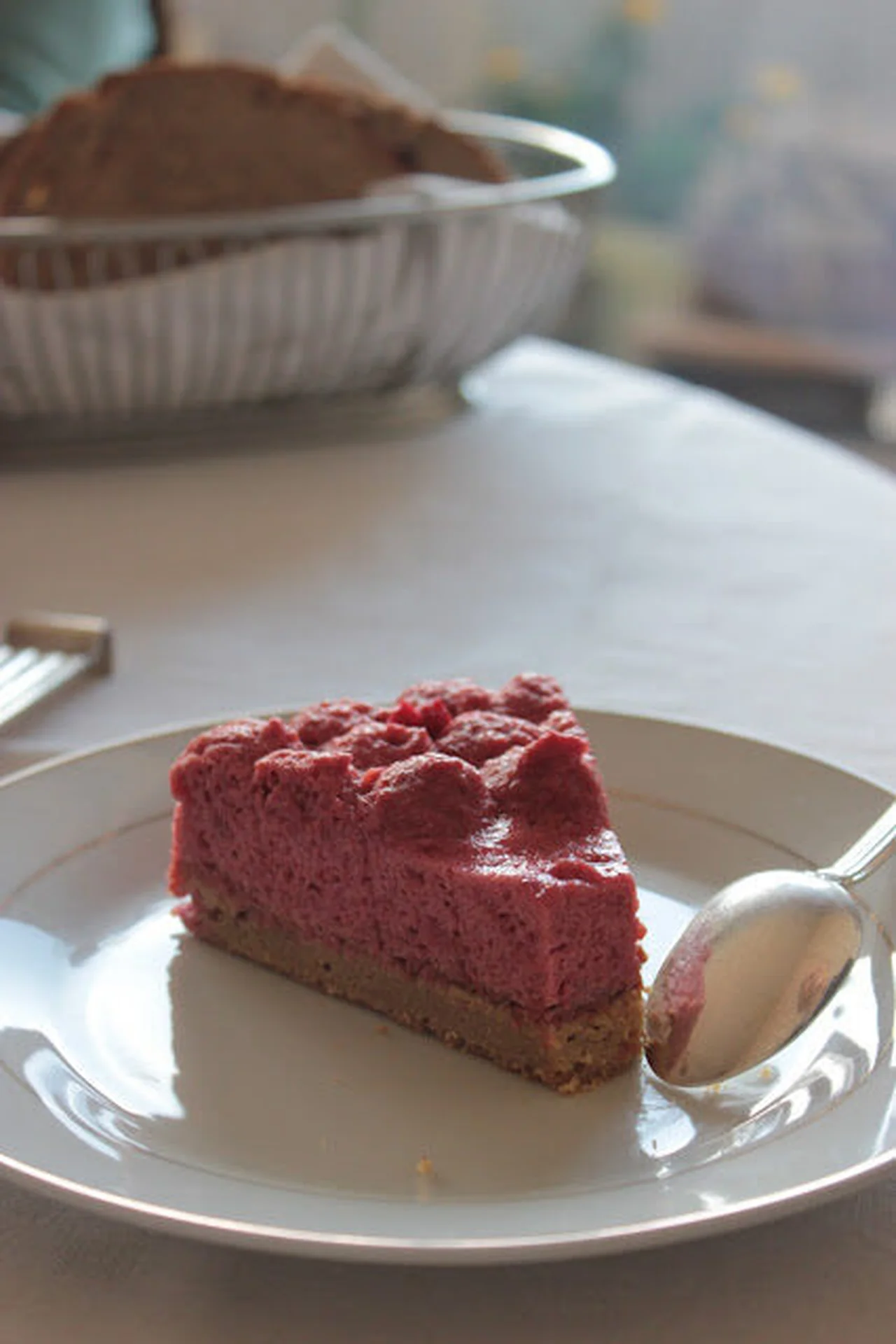 Bavarois mousseux à la framboise