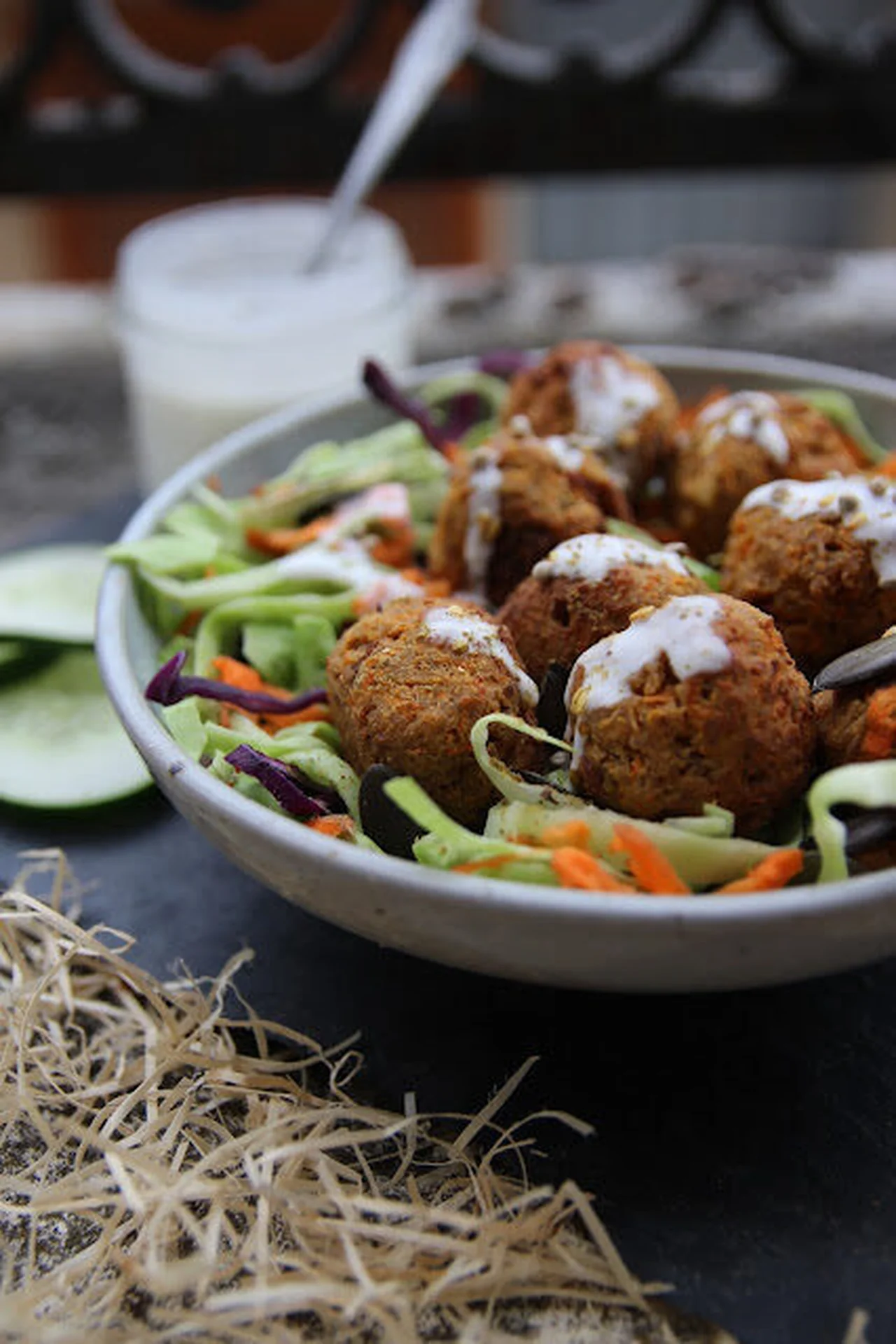 Boulettes carotte tofu fumé