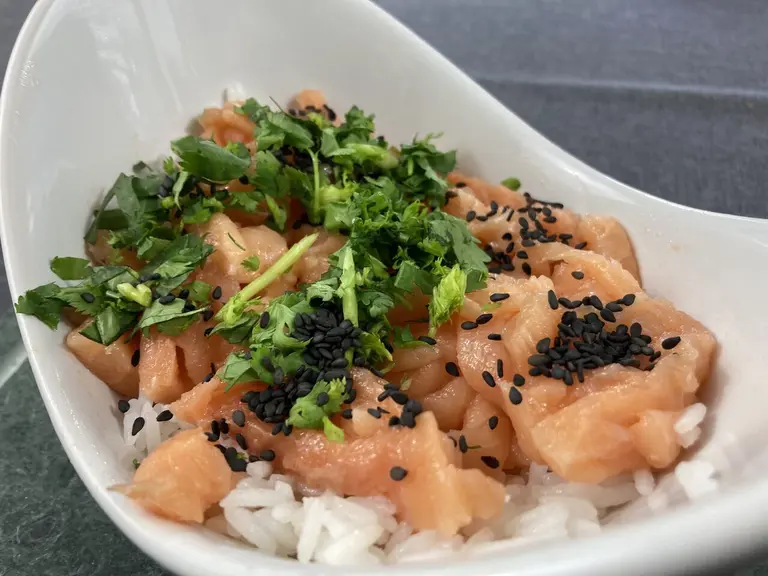 Saumon façon Chirashi