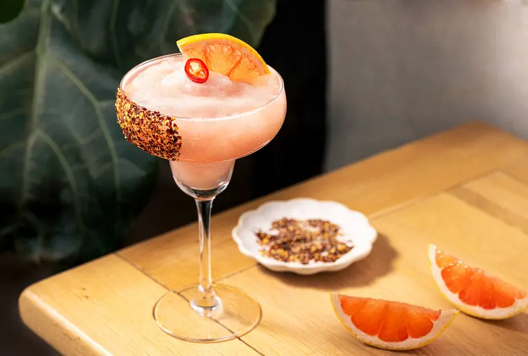 Virgin margarita au pamplemousse rose de Floride