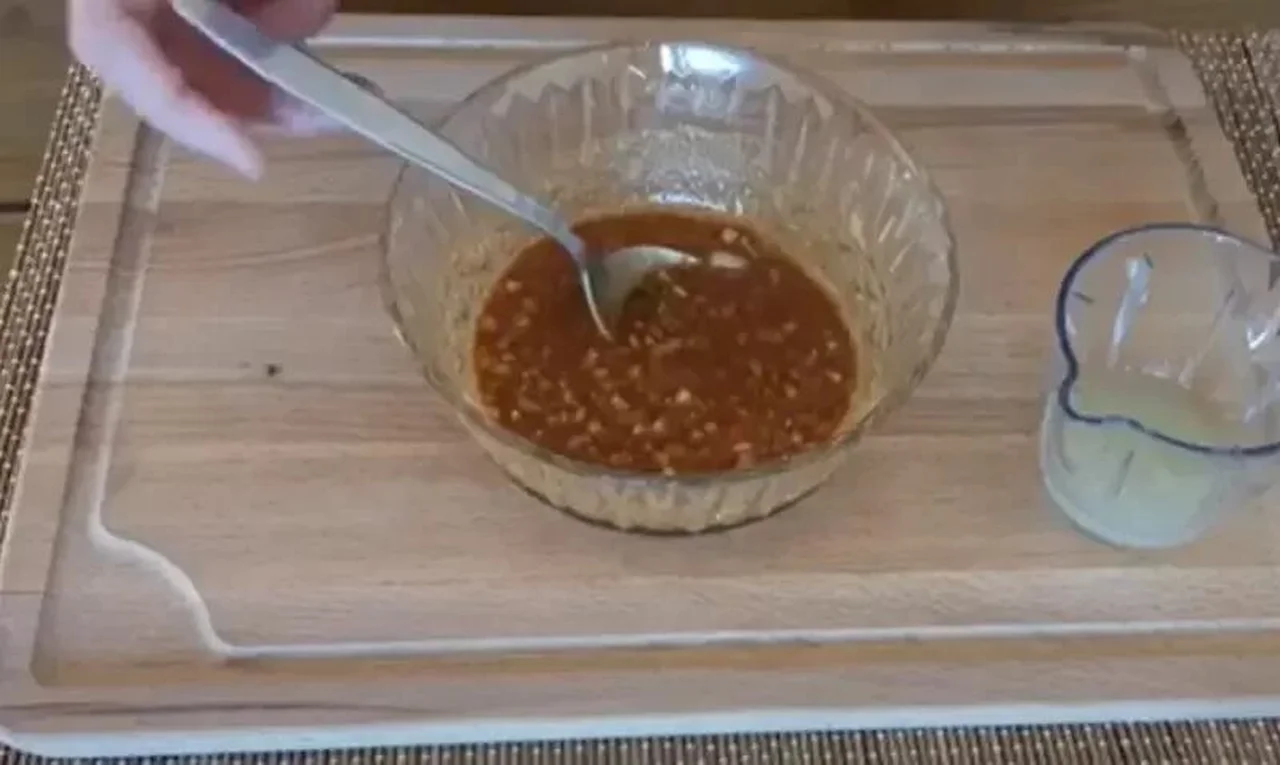Boeuf mariné sauce tigre qui pleure