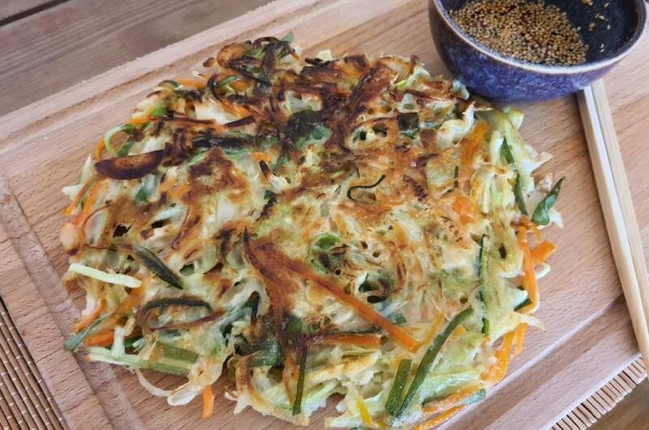 Galette coréenne aux légumes