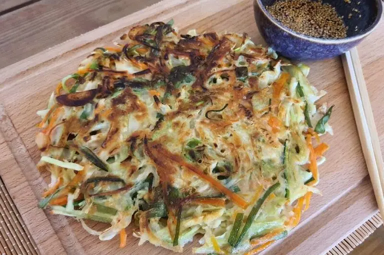Galette coréenne aux légumes
