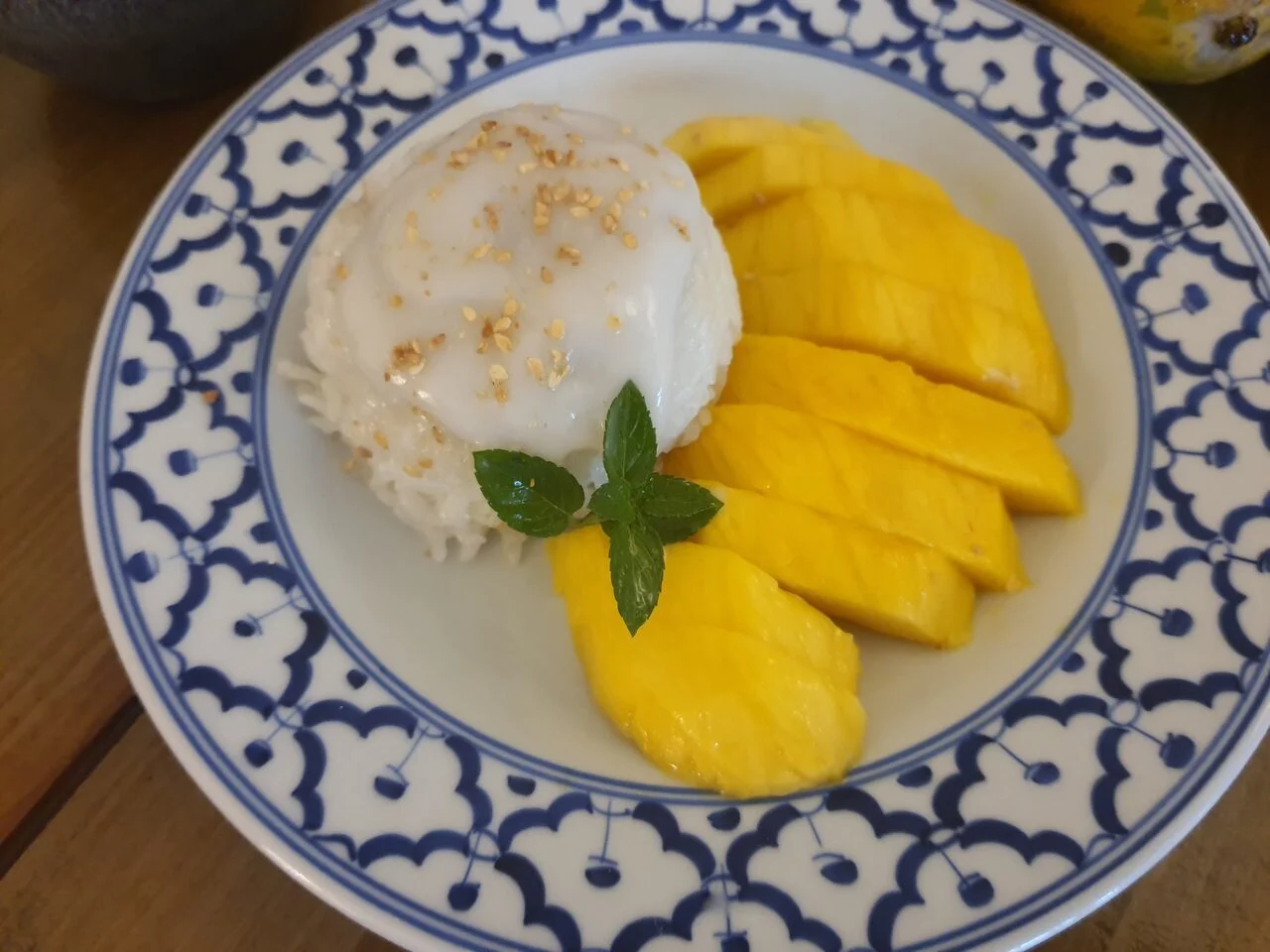 Mangue lait de coco riz gluant