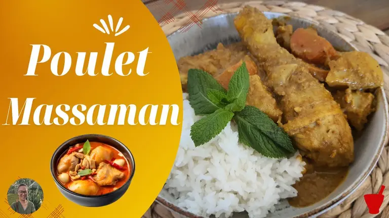 Poulet au curry massaman