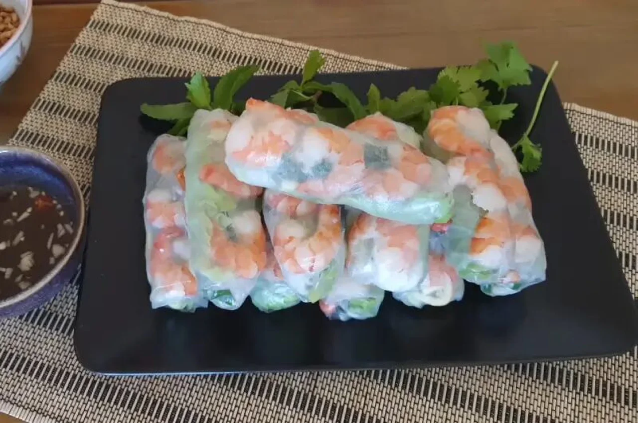 Rouleaux de printemps aux crevettes