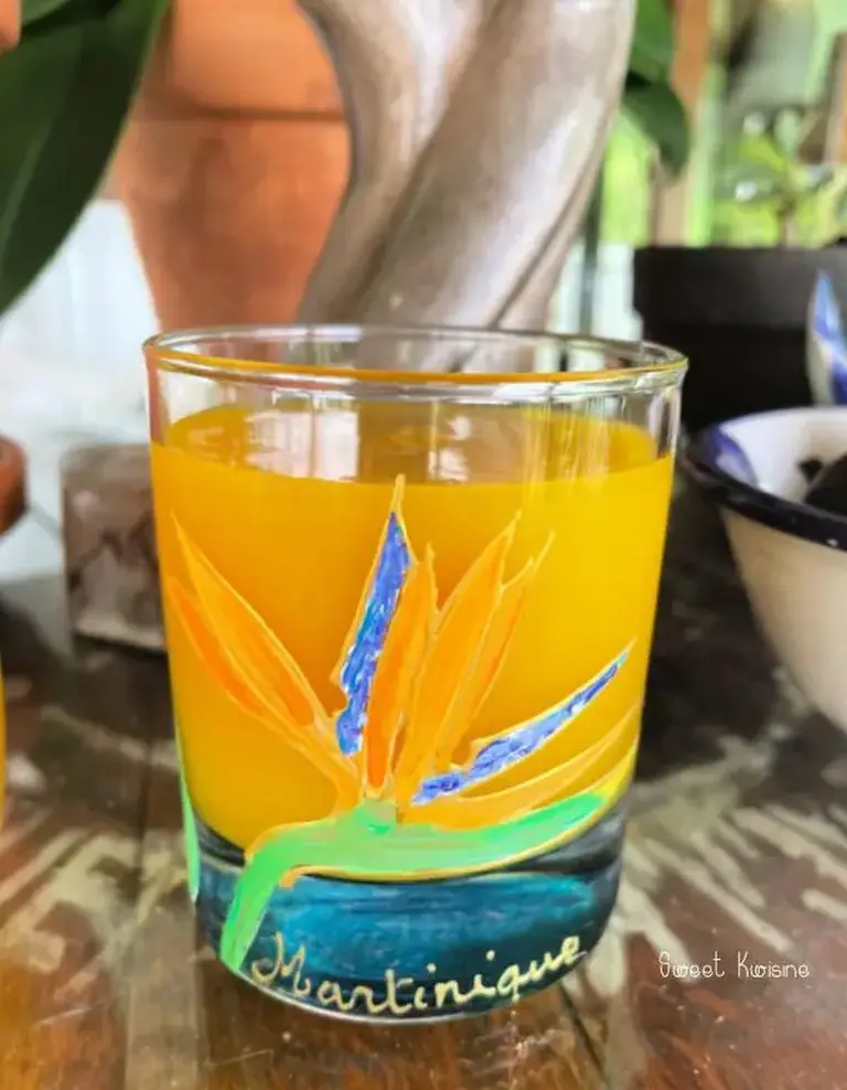 Le jus de mangue
