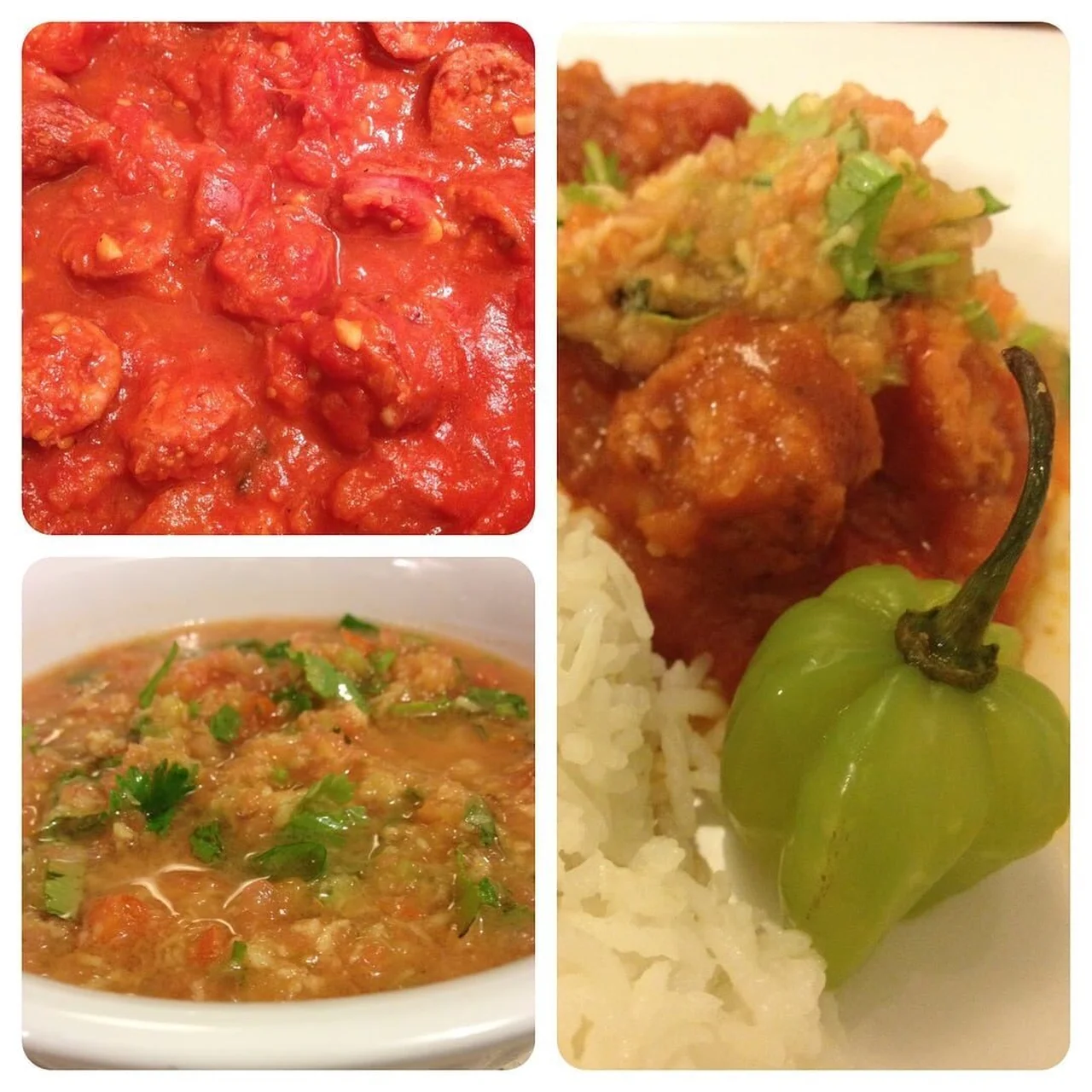 Le rougail saucisses