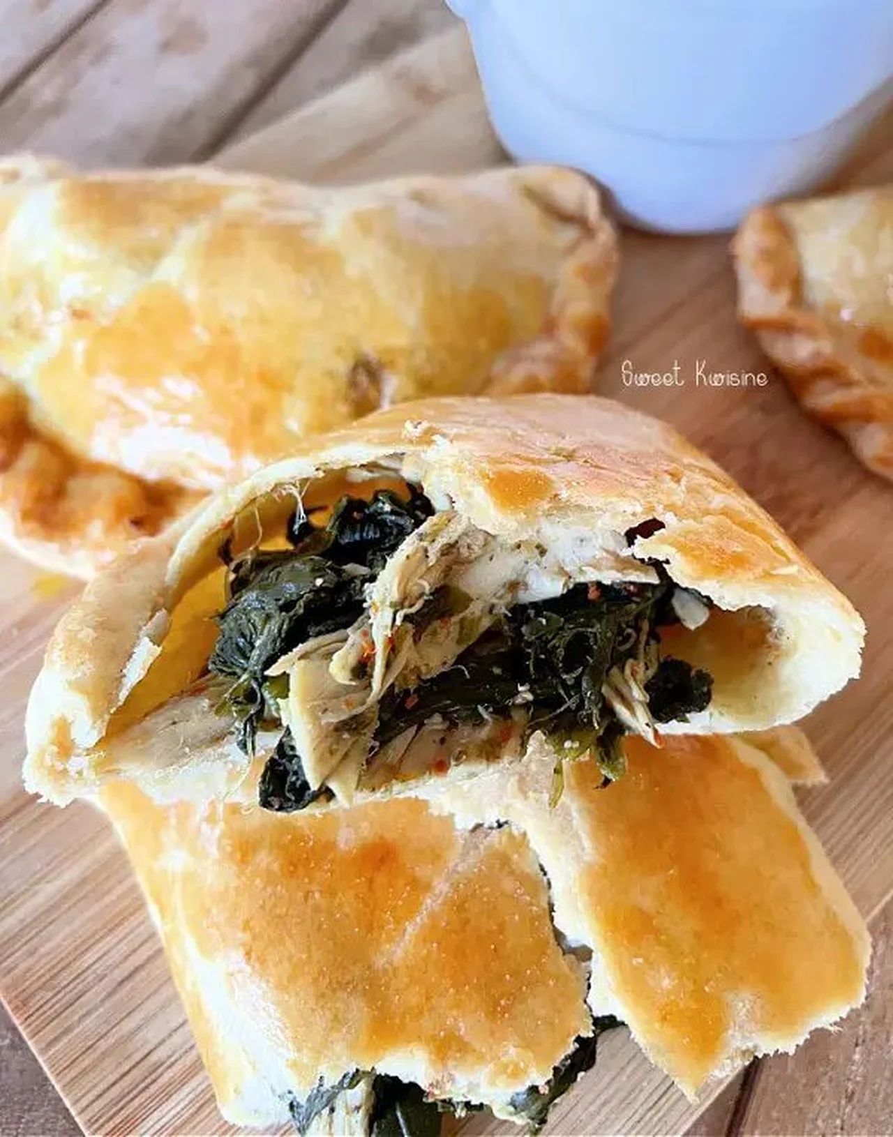 Les empanadas au poulet et épinards