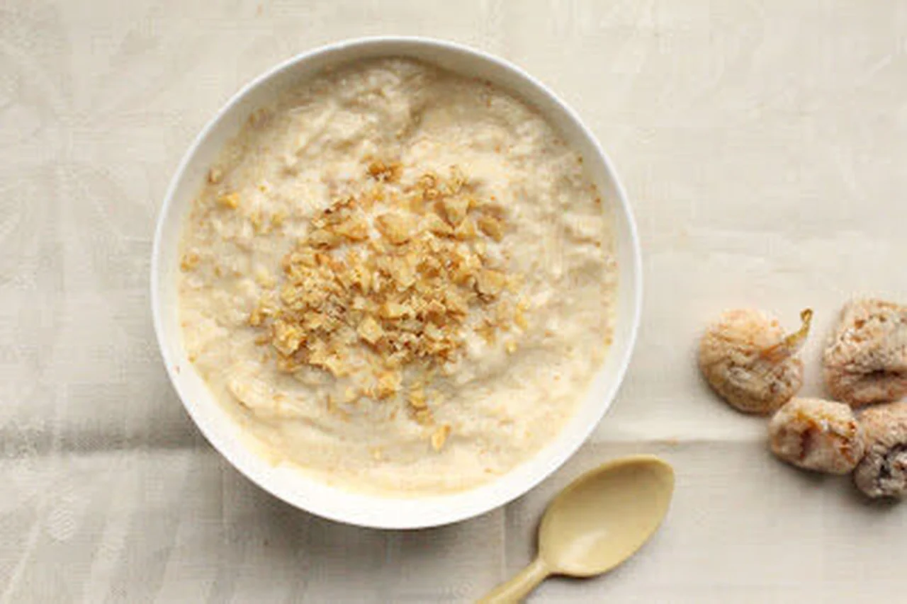 Crème de figues séchées au lait de chèvre