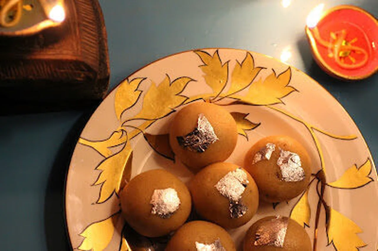 Ladoo de semoule aux trois gingembres