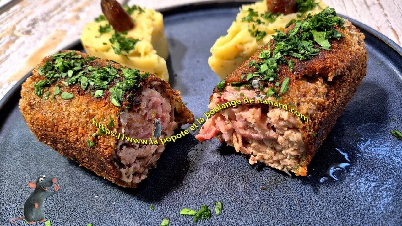 Andouillette lyonnaise panée