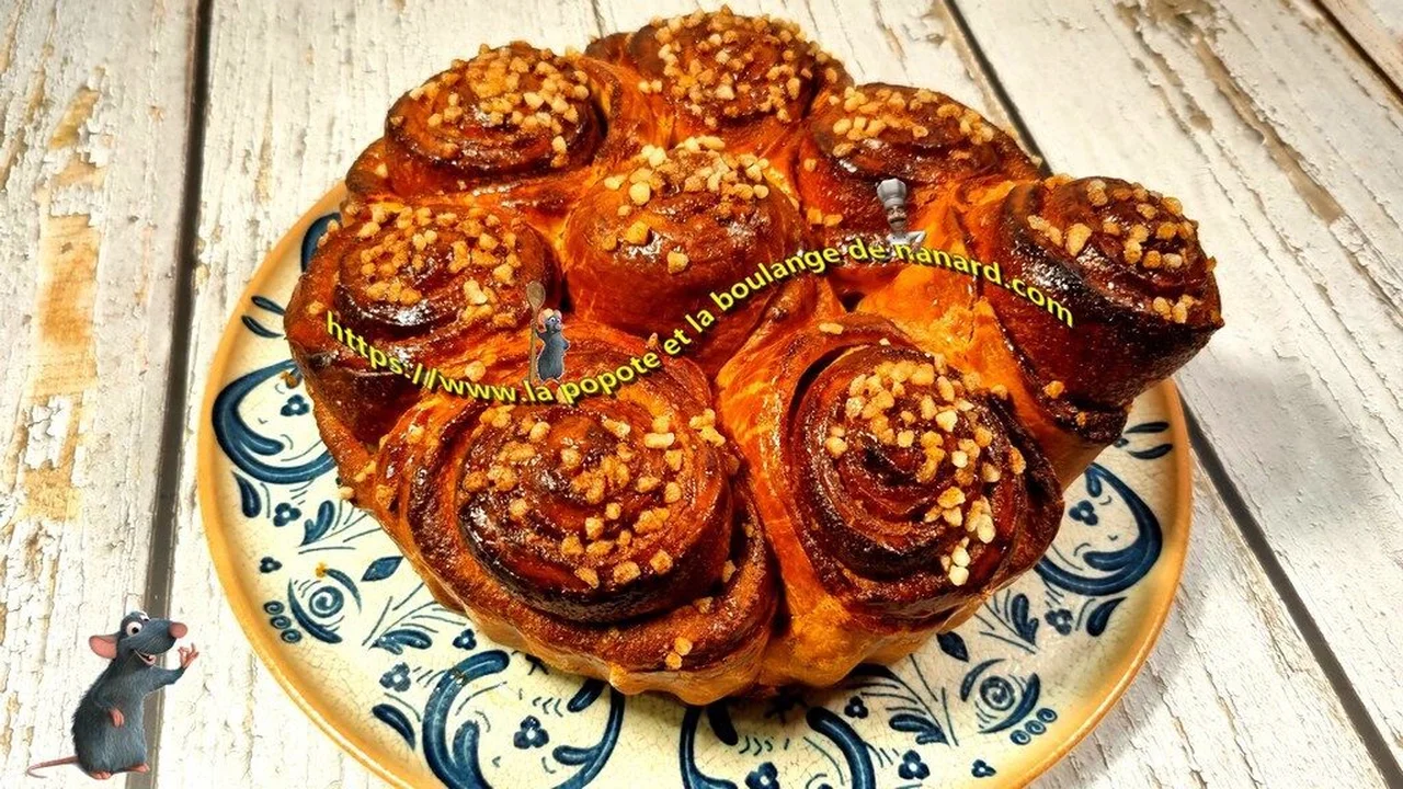 Brioche roulée à la fève de Tonka
