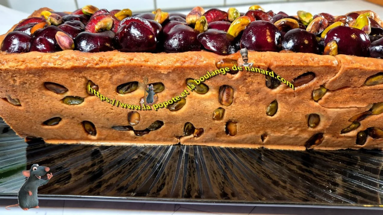 Clafoutis aux cerises et pistaches en croûte
