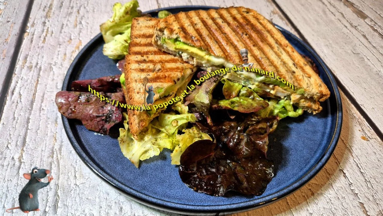 Croque-monsieur dinde avocat