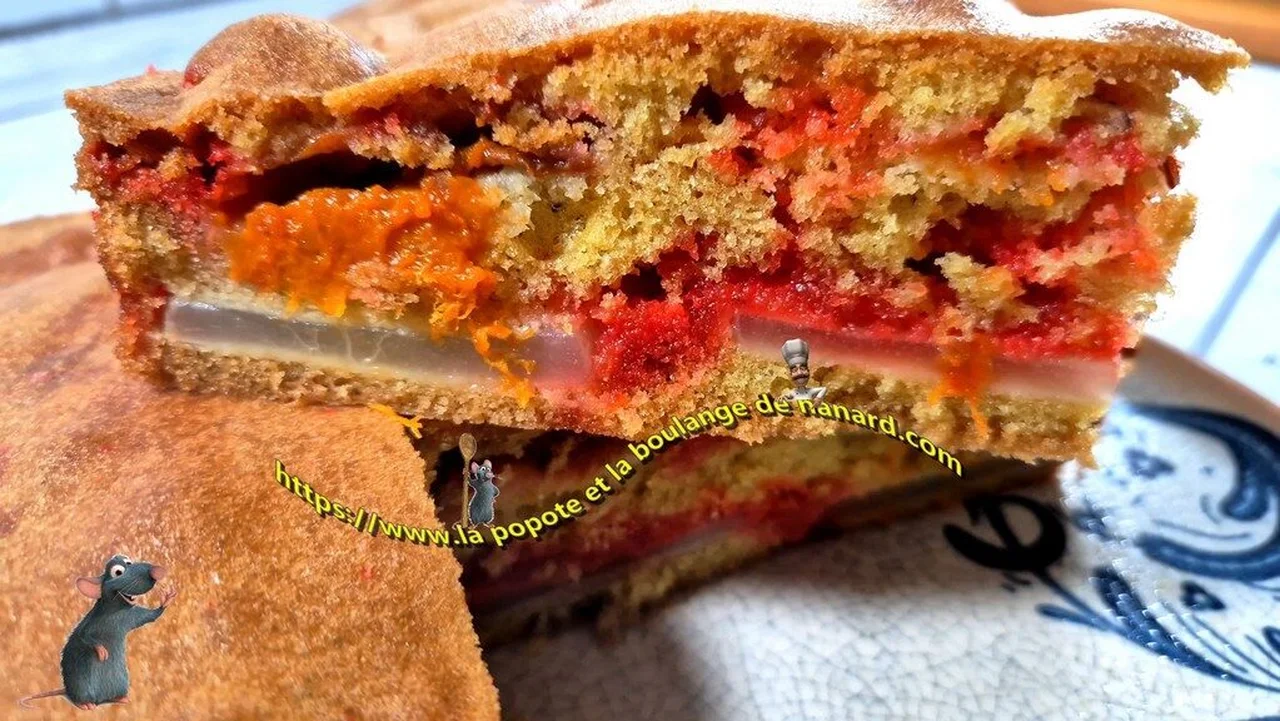 Gâteau lyonnais moelleux pralines et fruits