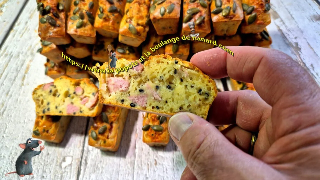 Mini-cakes à la saucisse de Molène et oignons au cidre