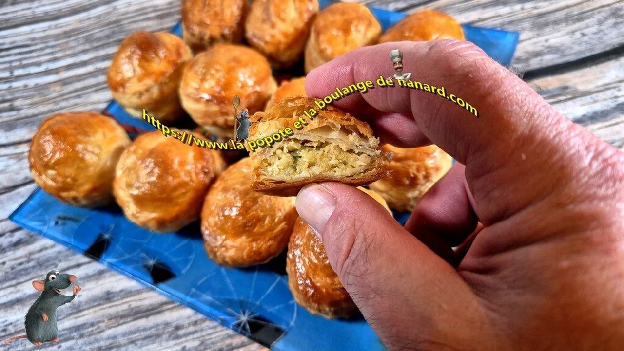 Mini feuilletés au crabe et deux crevettes