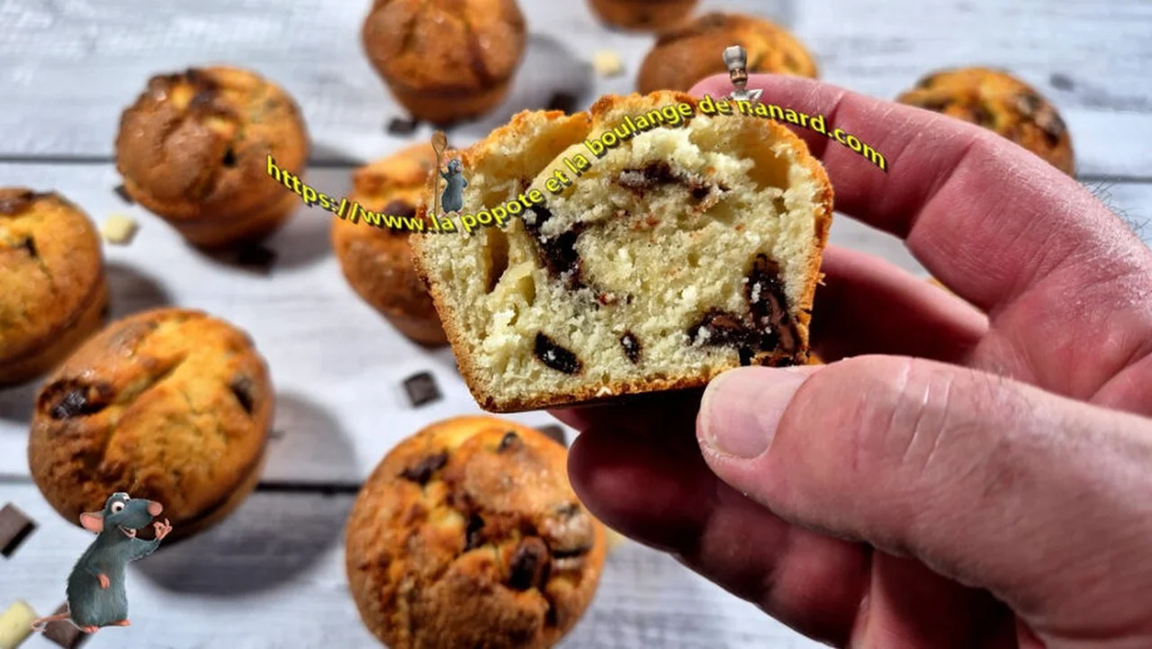 Muffins aux chunks de chocolats