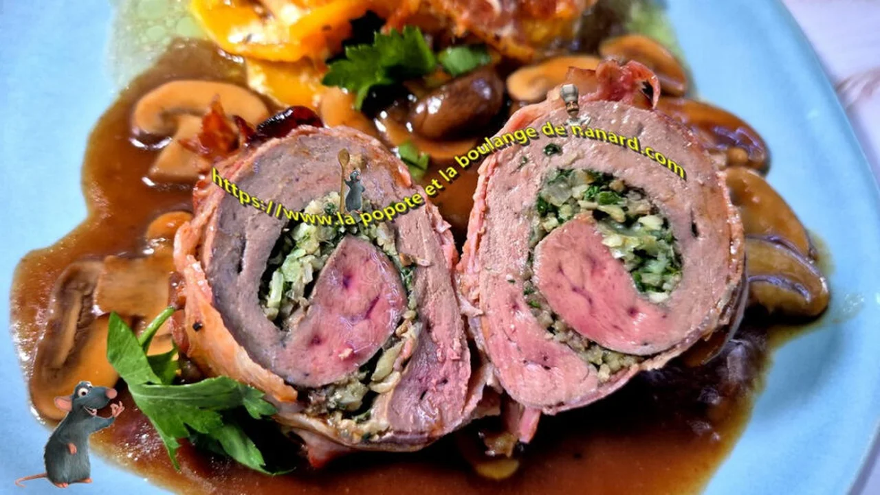 Paupiette de foie persillée