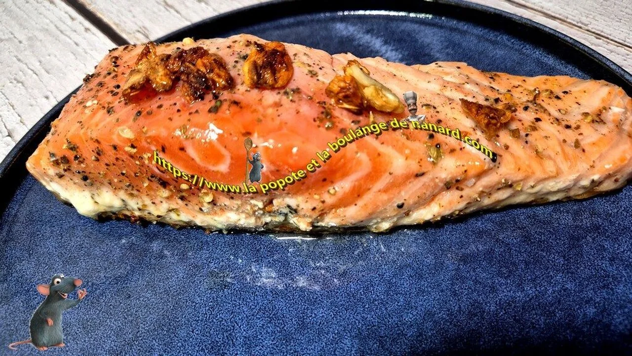 Pavé de saumon cuit à l'unilatéral
