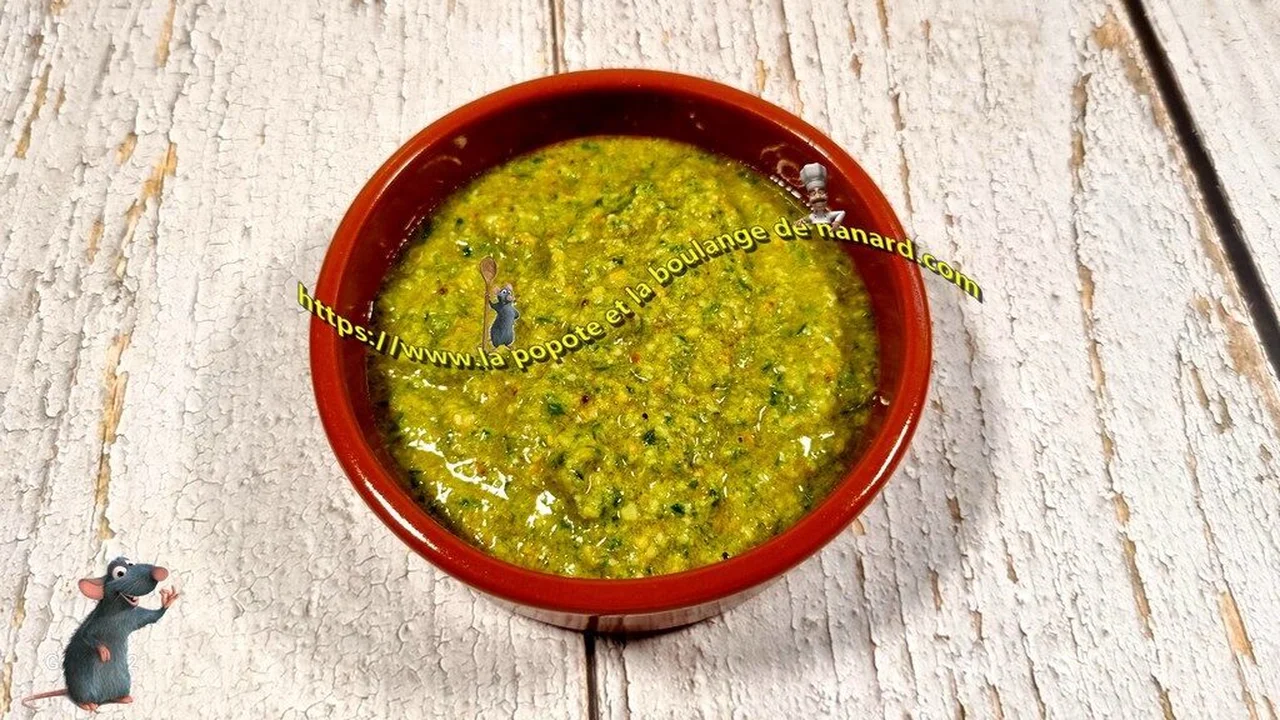 Pesto de tiges d'oignons verts