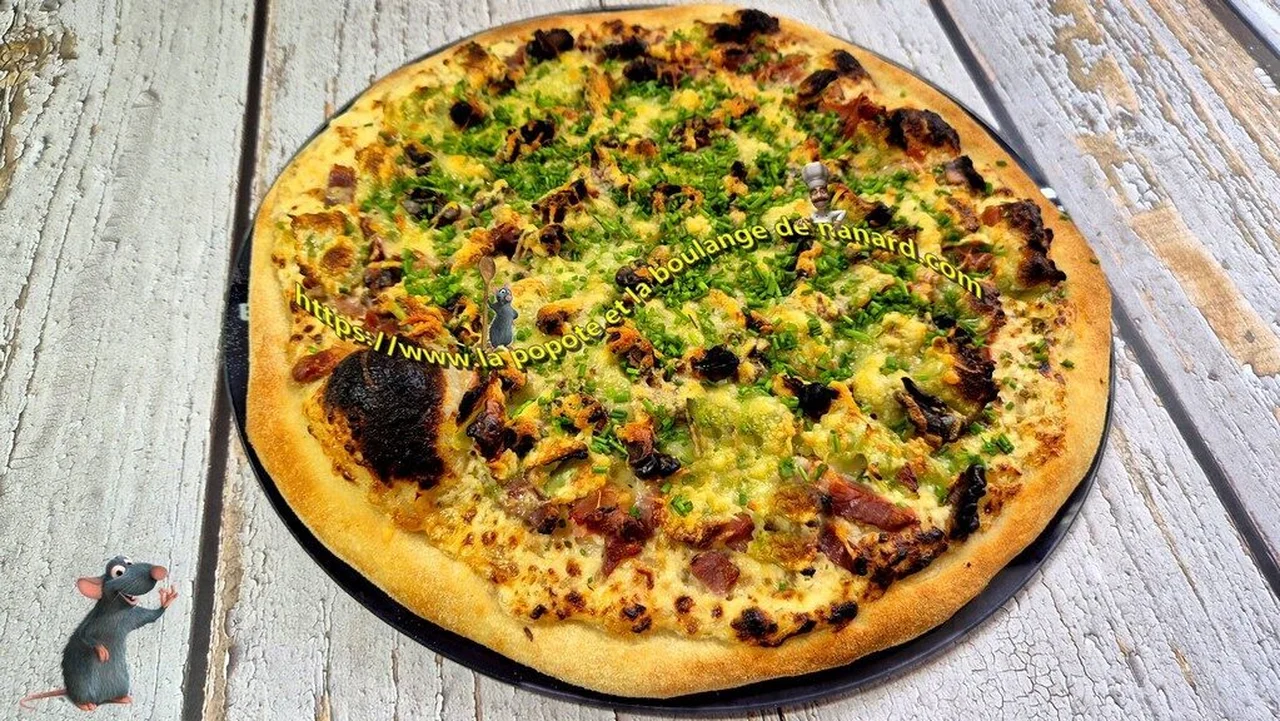 Pizza aux ravioles
