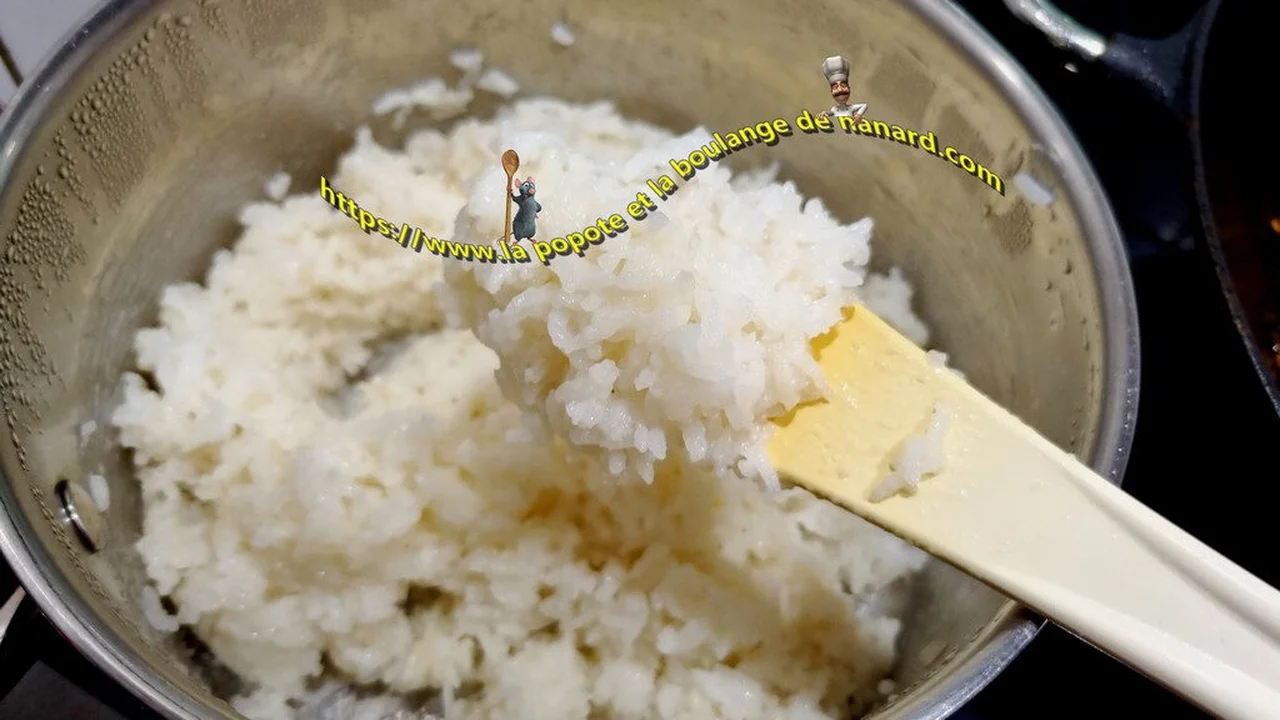 Riz gluant