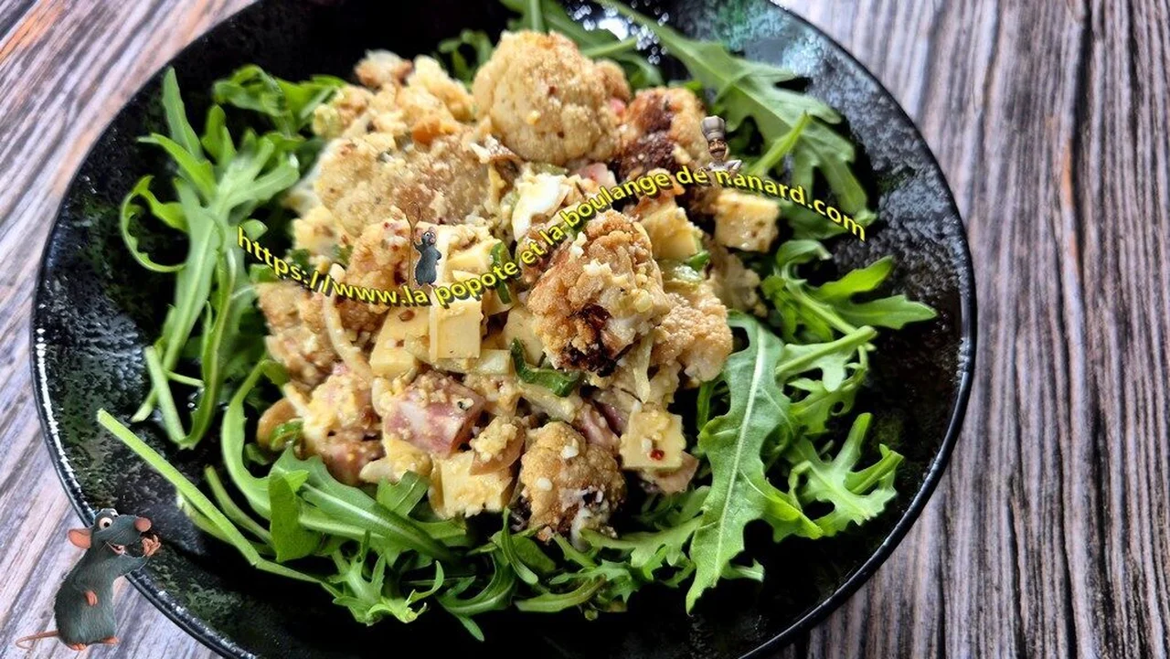 Salade de chou-fleur rôti à l'ail