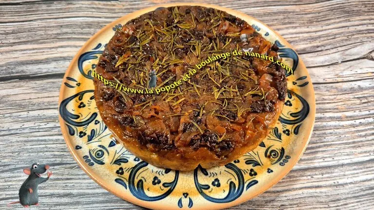 Tatin pommes de terre et magret fumé