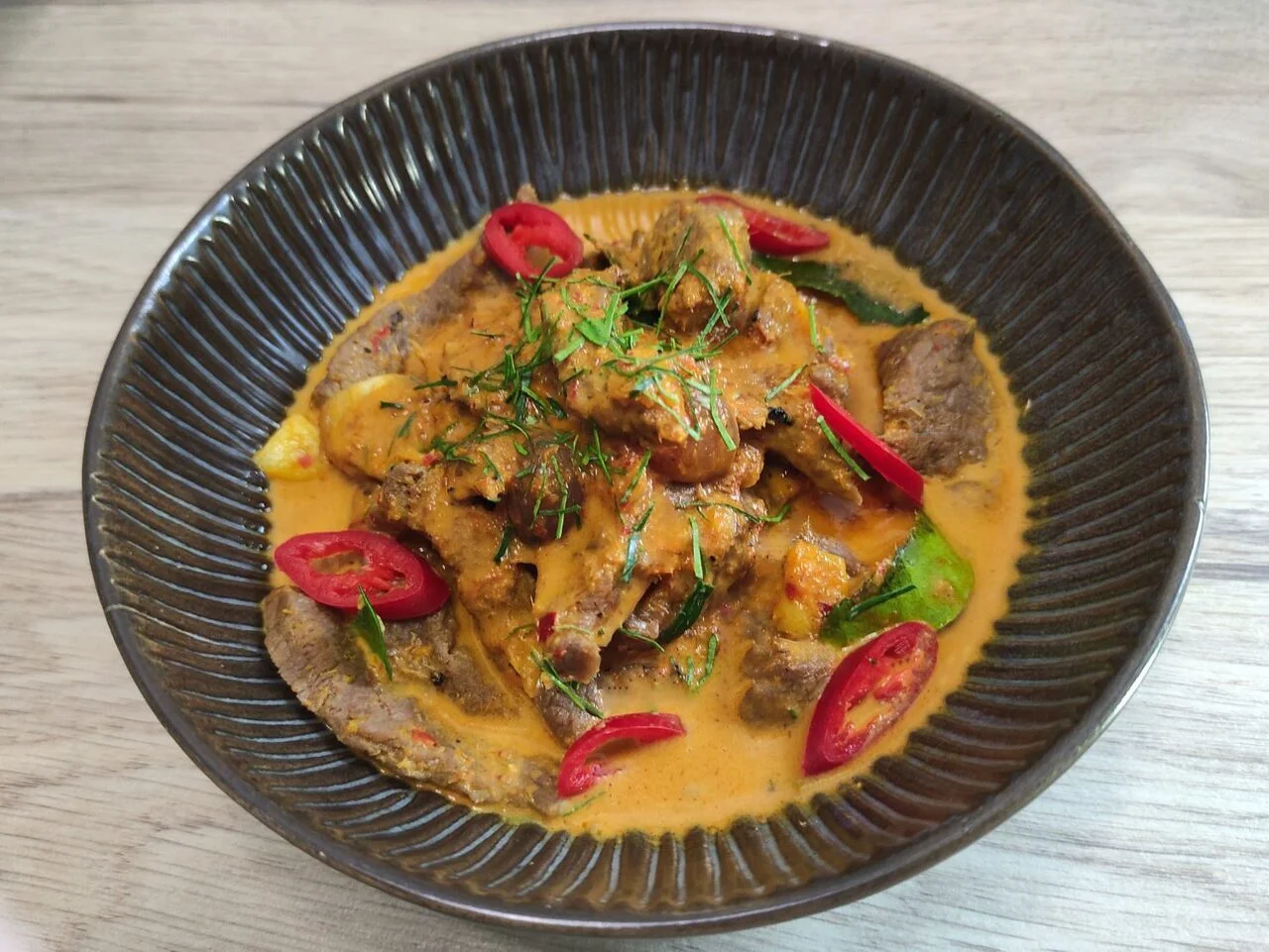 Curry de boeuf panang