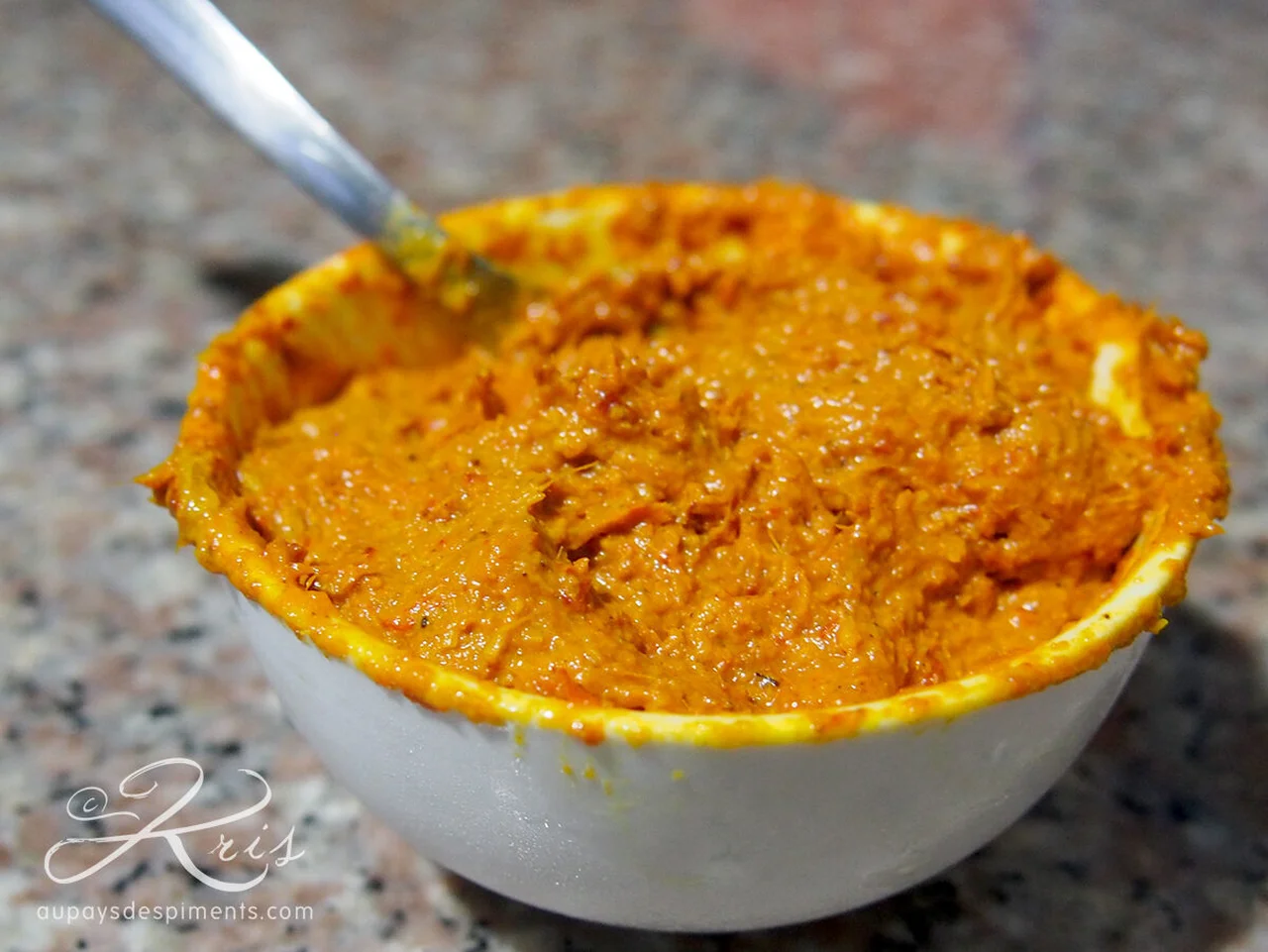 Pâte de curry jaune maison