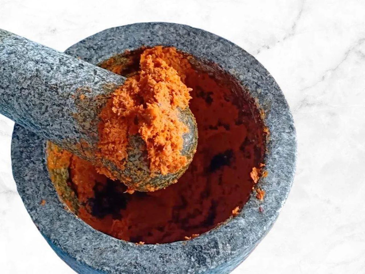 Pâte de curry rouge maison