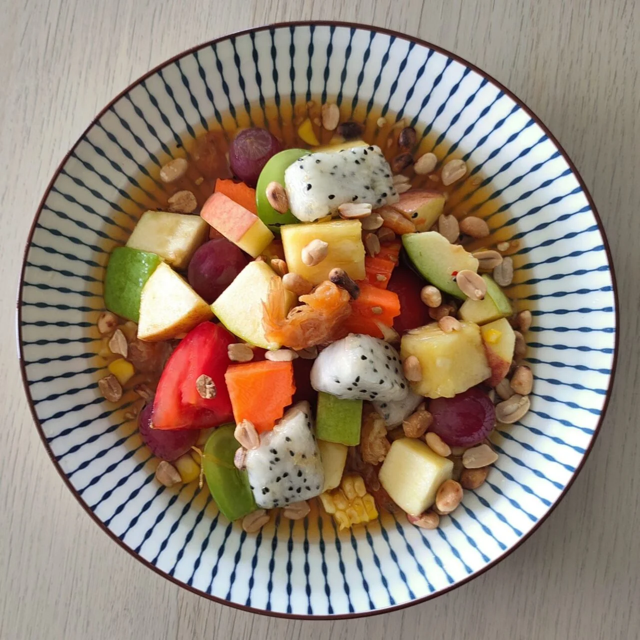 Salade de fruits façon Som Tam
