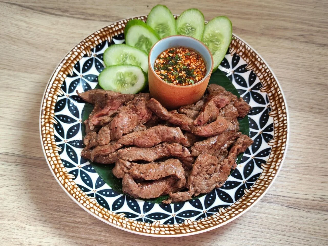 Tigre qui pleure - boeuf mariné grillé