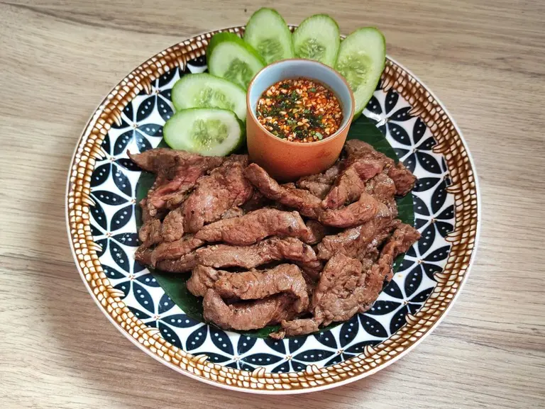 Tigre qui pleure - boeuf mariné grillé