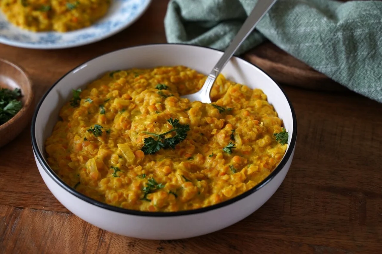 Dahl de lentilles corail