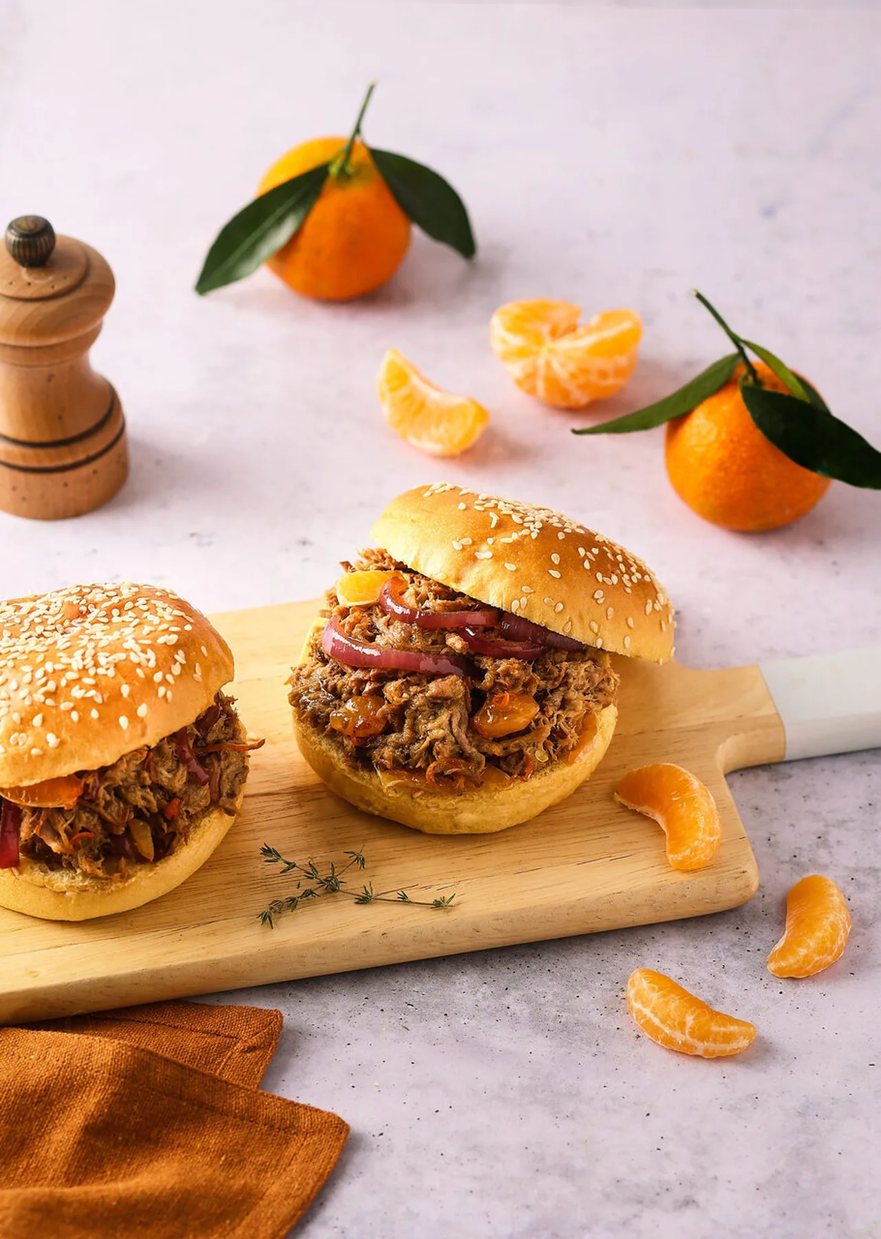Pulled pork à la Clémentine de Corse