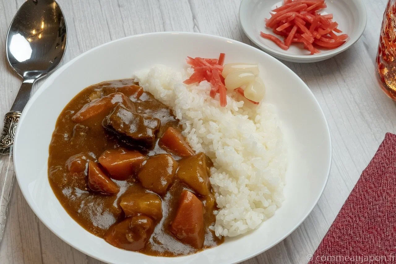 Curry japonais de boeuf Kare raisu