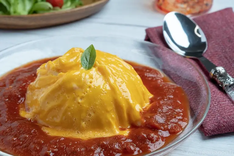 Dressed omurice
