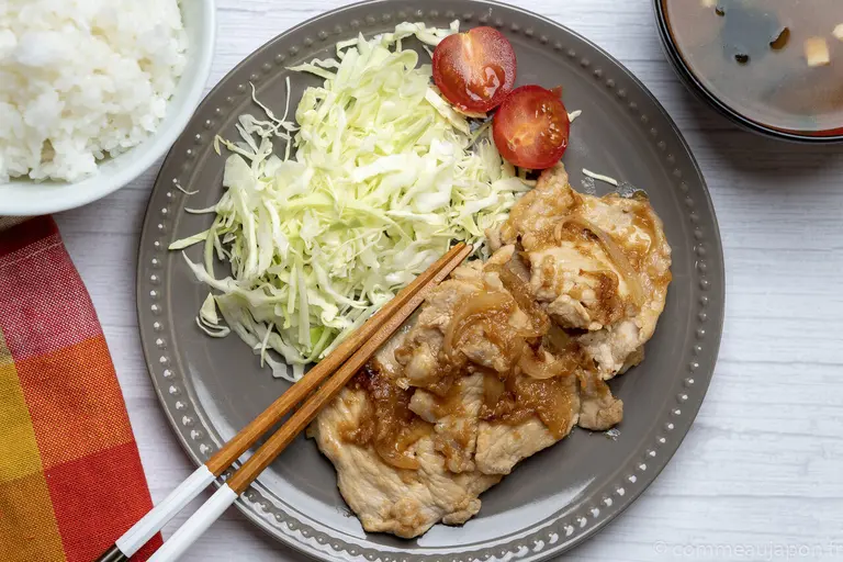 Porc au gingembre Shogayaki