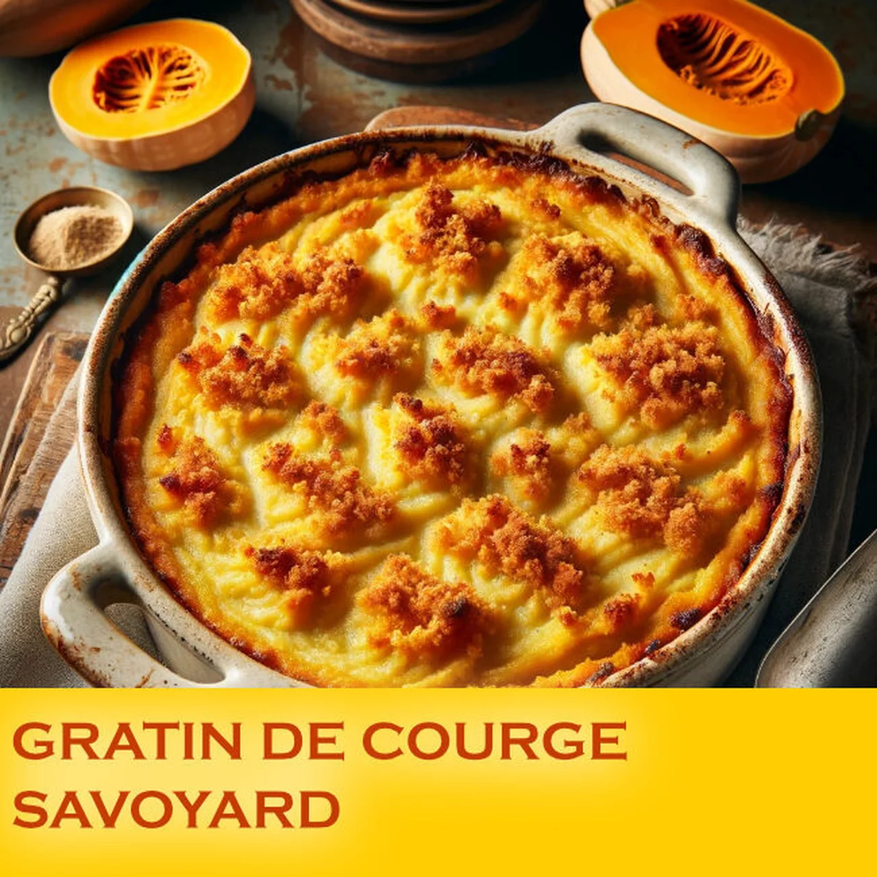 Gratin de courge comme en Savoie