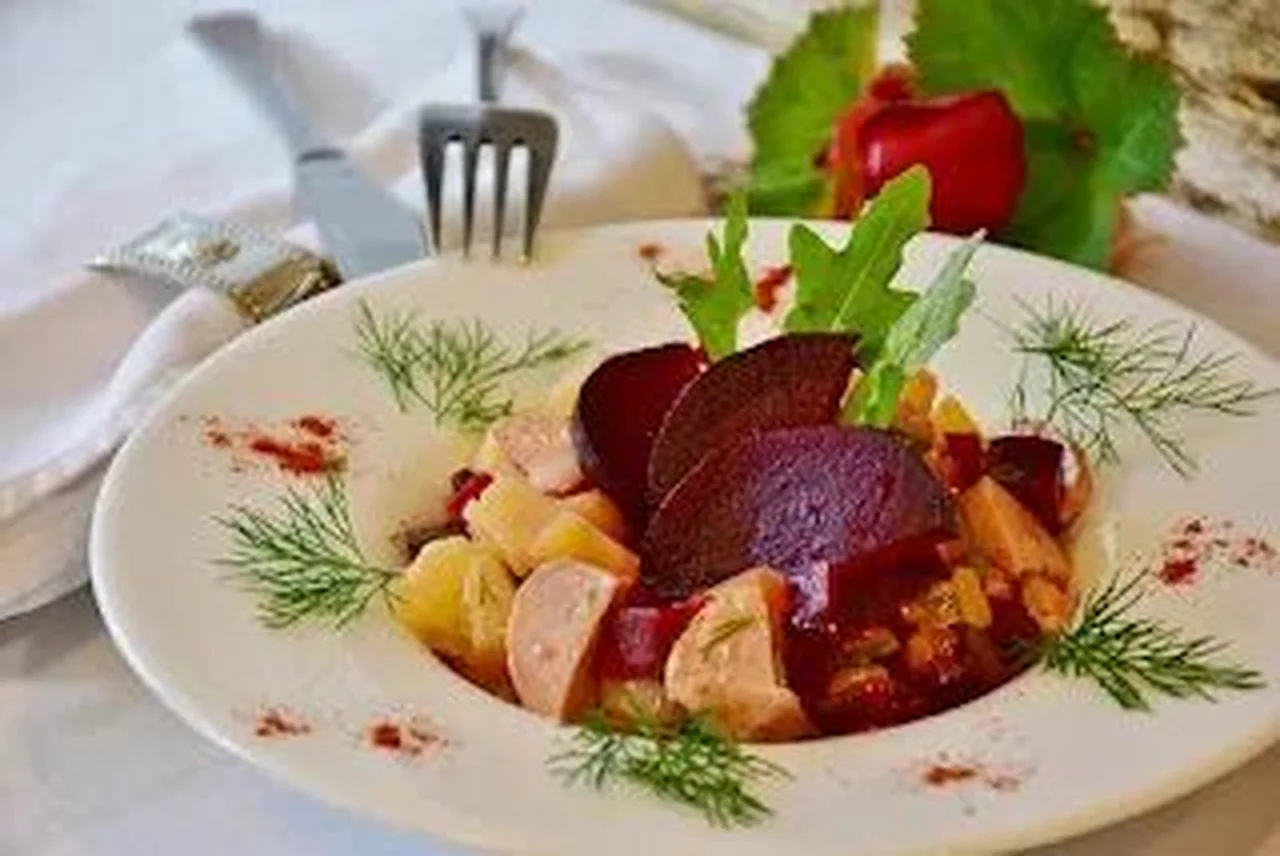 Salade de betteraves et pommes de terre au raifort