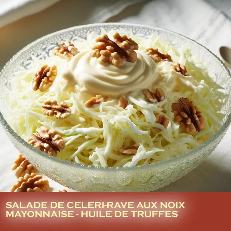 Salade de céleri-rave aux noix