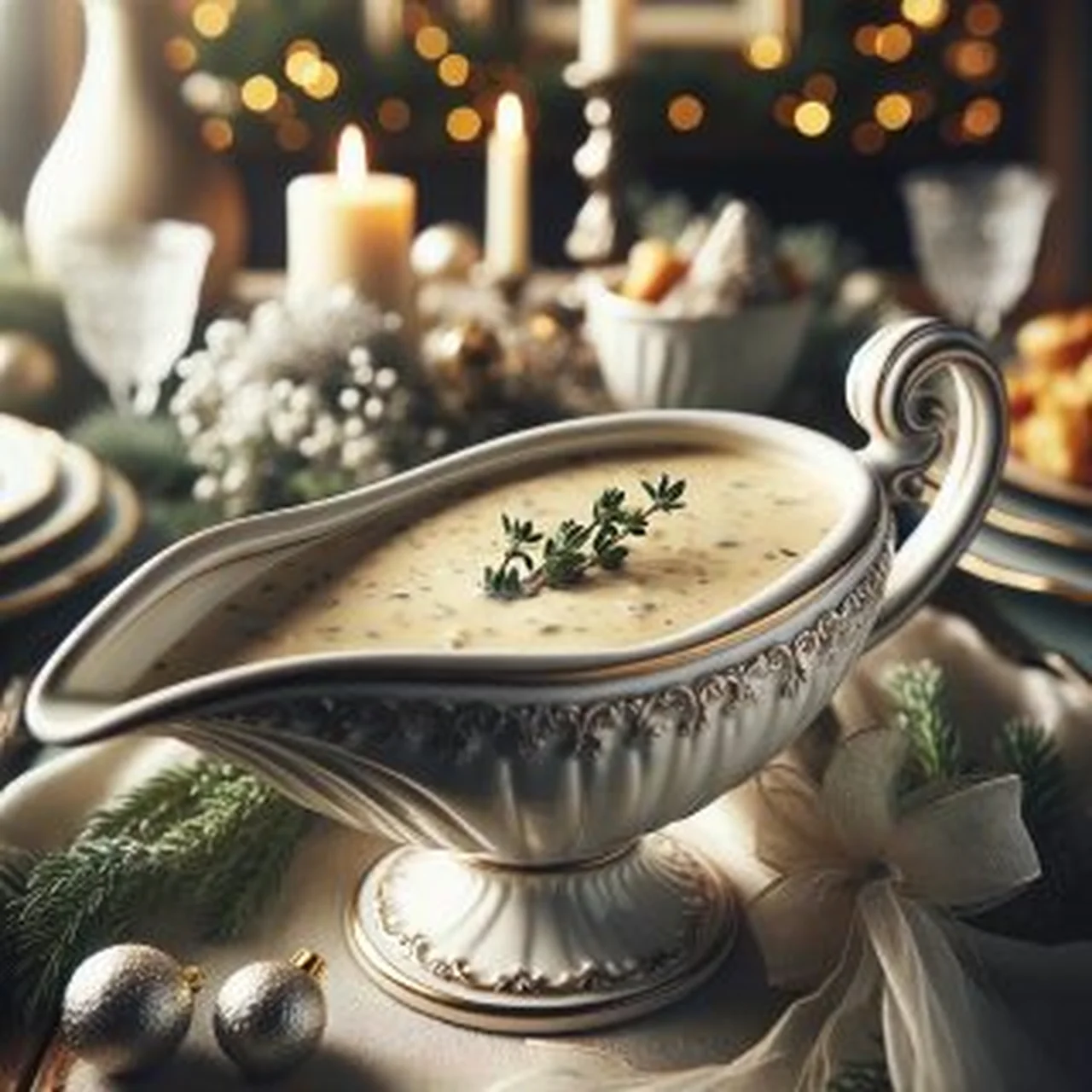 Sauce crémeuse à la volaille et aux fines herbes