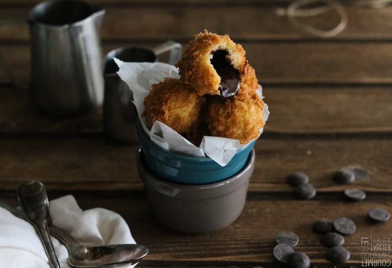Les beignets coulants au chocolat de Conticini