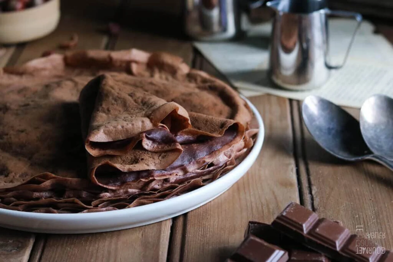 Les crêpes cacao et noisettes