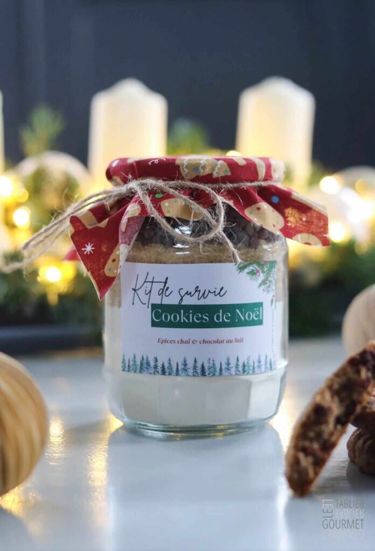 Pot de SOS cookies de Noël
